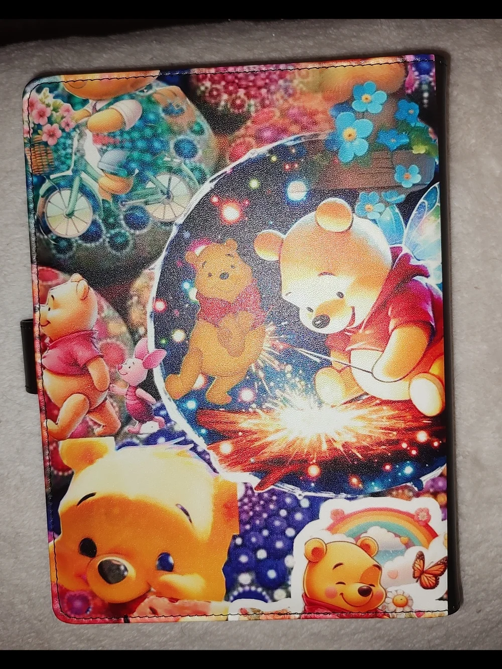 Winnie the Pooh Colorful Illustrated A5 Binder With Paper